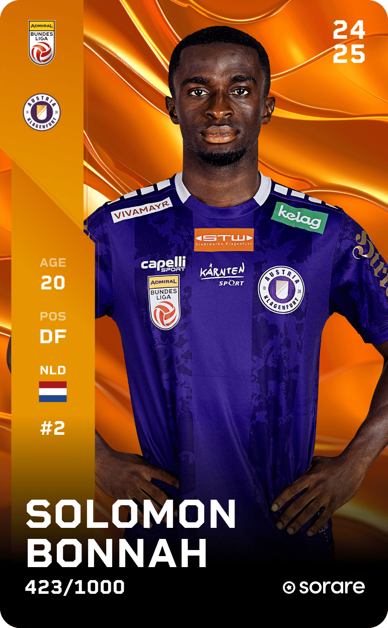 Solomon Bonnah 2024-25 • Limited 423/1000