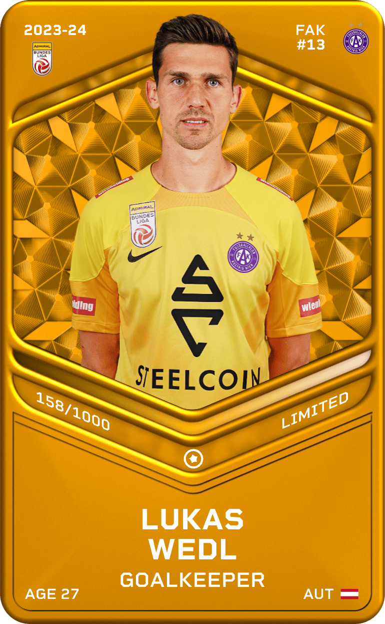 Lukas Wedl 2023-24 • Limited 158/1000