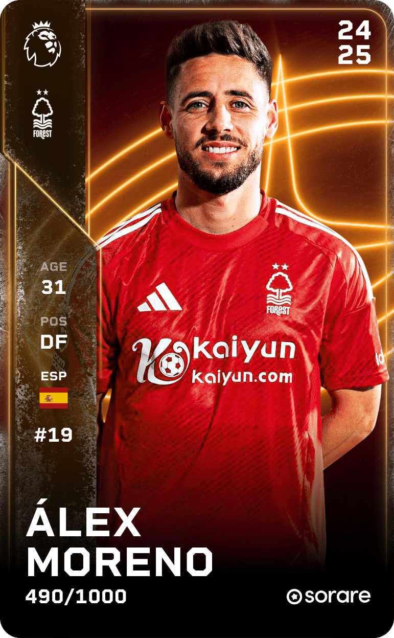 Álex Moreno 2024-25 • Limited 490/1000