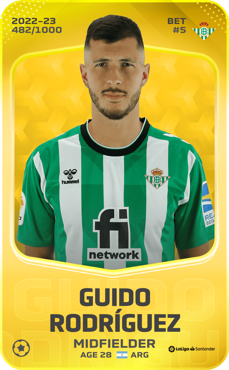 Guido Rodríguez 2022-23 • Limited 482/1000