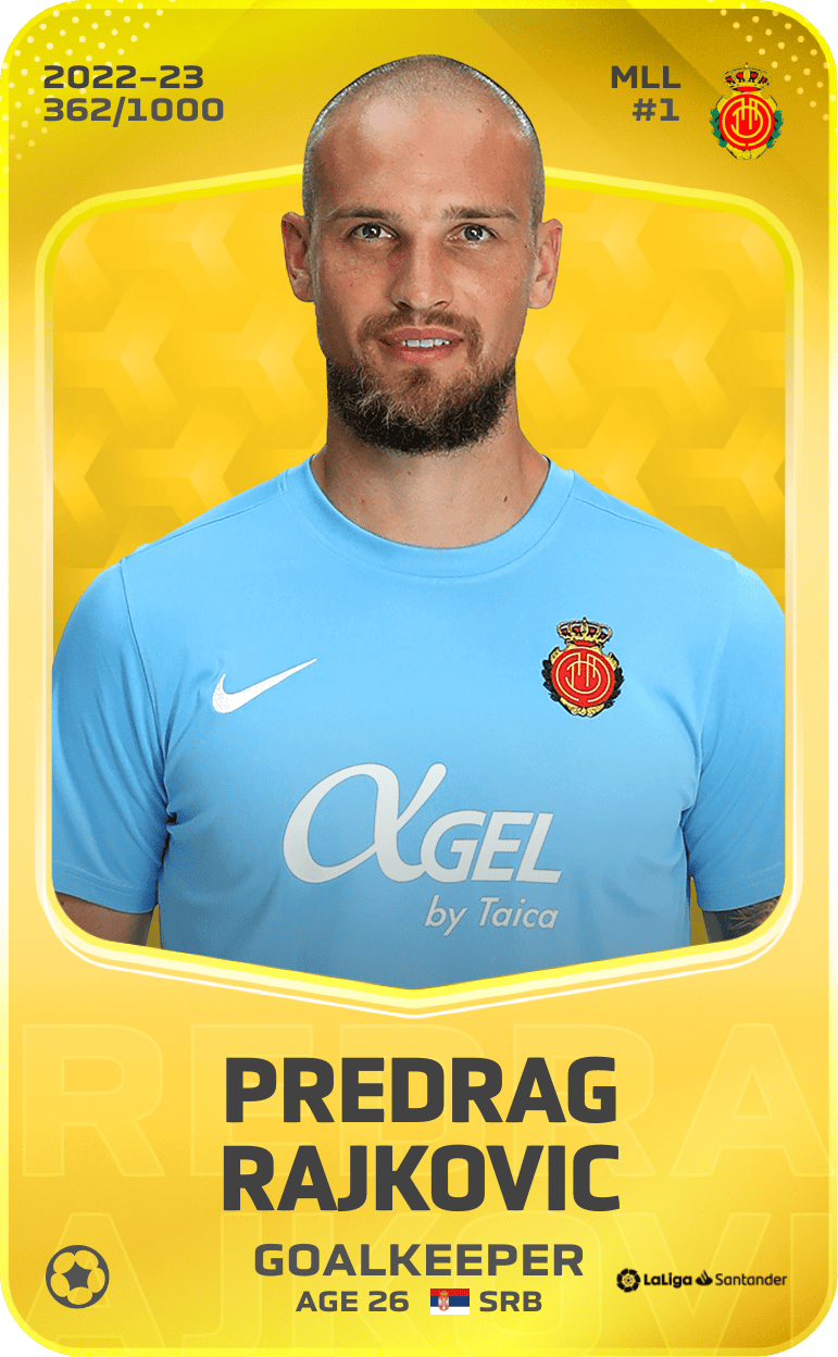 Predrag Rajkovic 2022-23 • Limited 362/1000