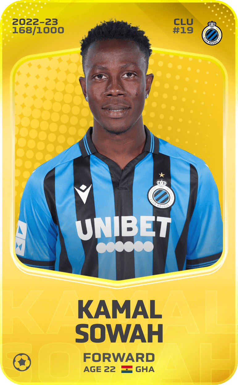 Kamal Sowah 2022-23 • Limited 168/1000