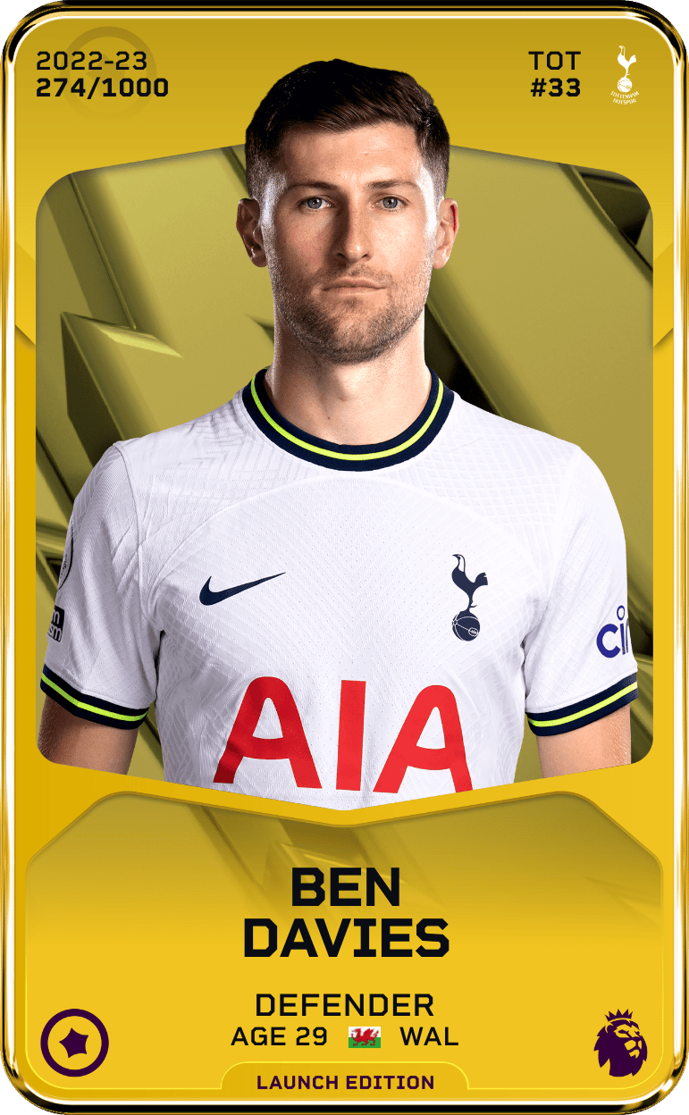Ben Davies 2022-23 • Limited 274/1000