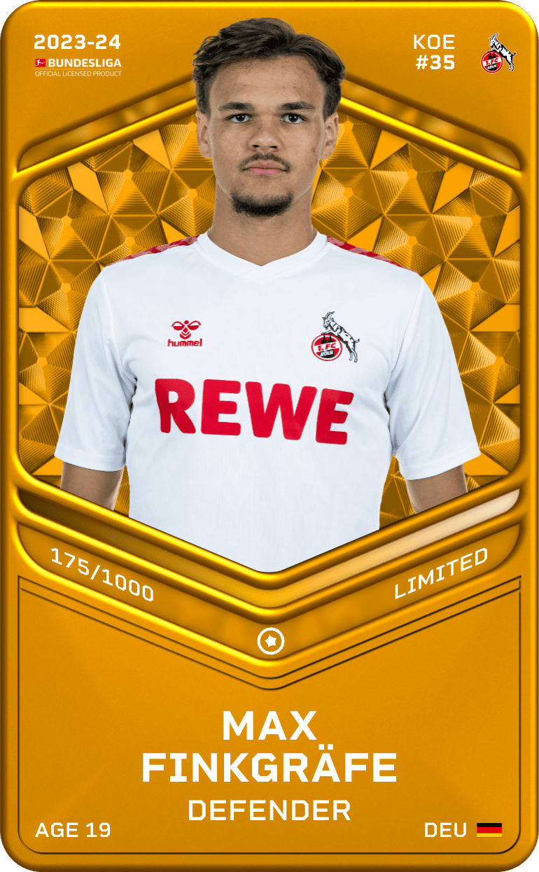 Max Finkgräfe 2023-24 • Limited 175/1000