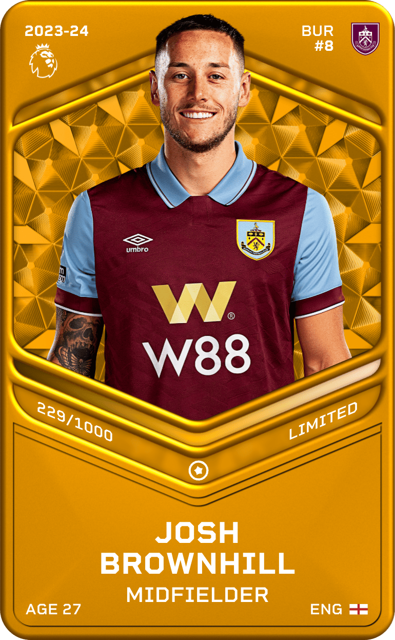 Josh Brownhill 2023-24 • Limited 229/1000