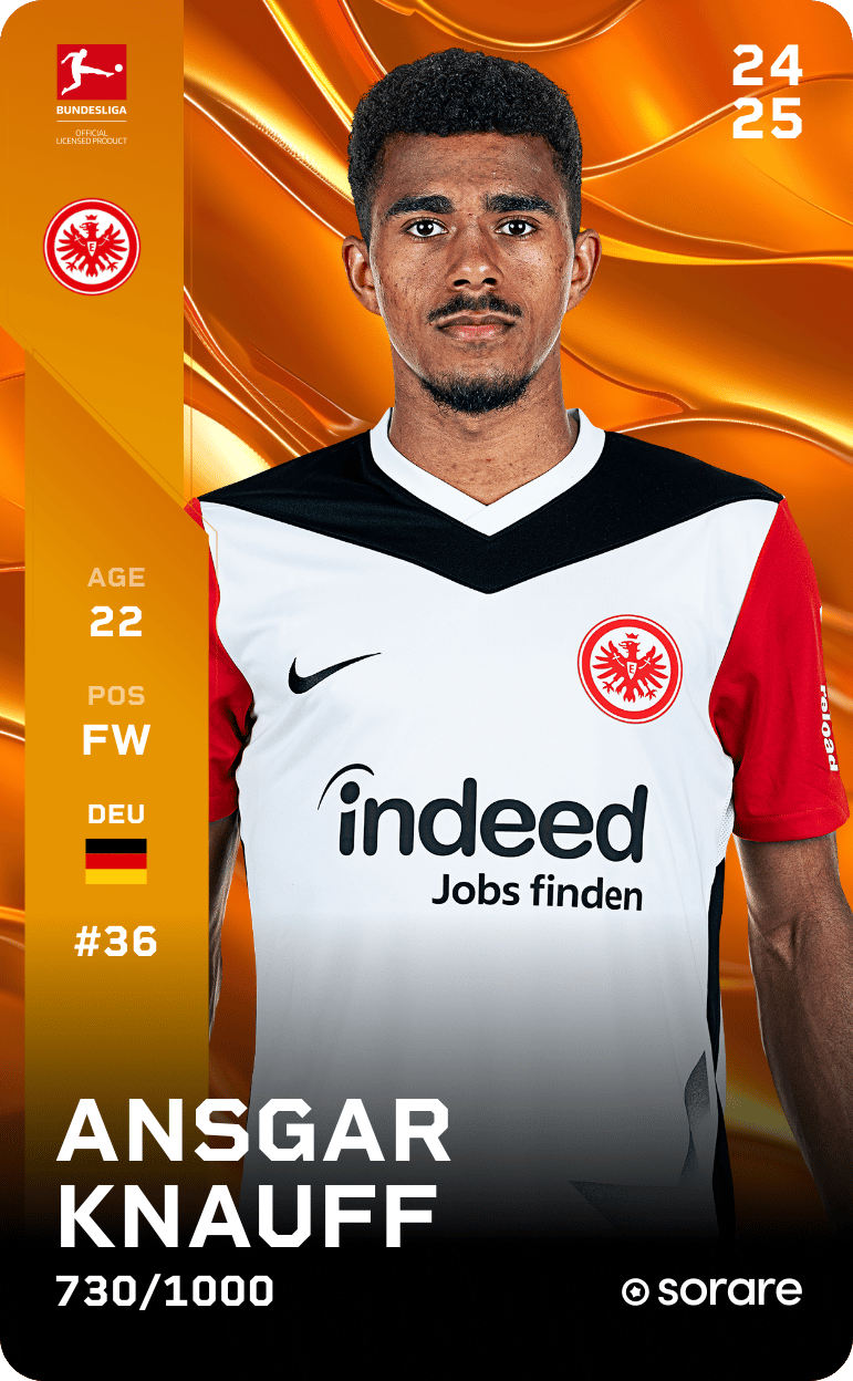 Ansgar Knauff 2024-25 • Limited 730/1000