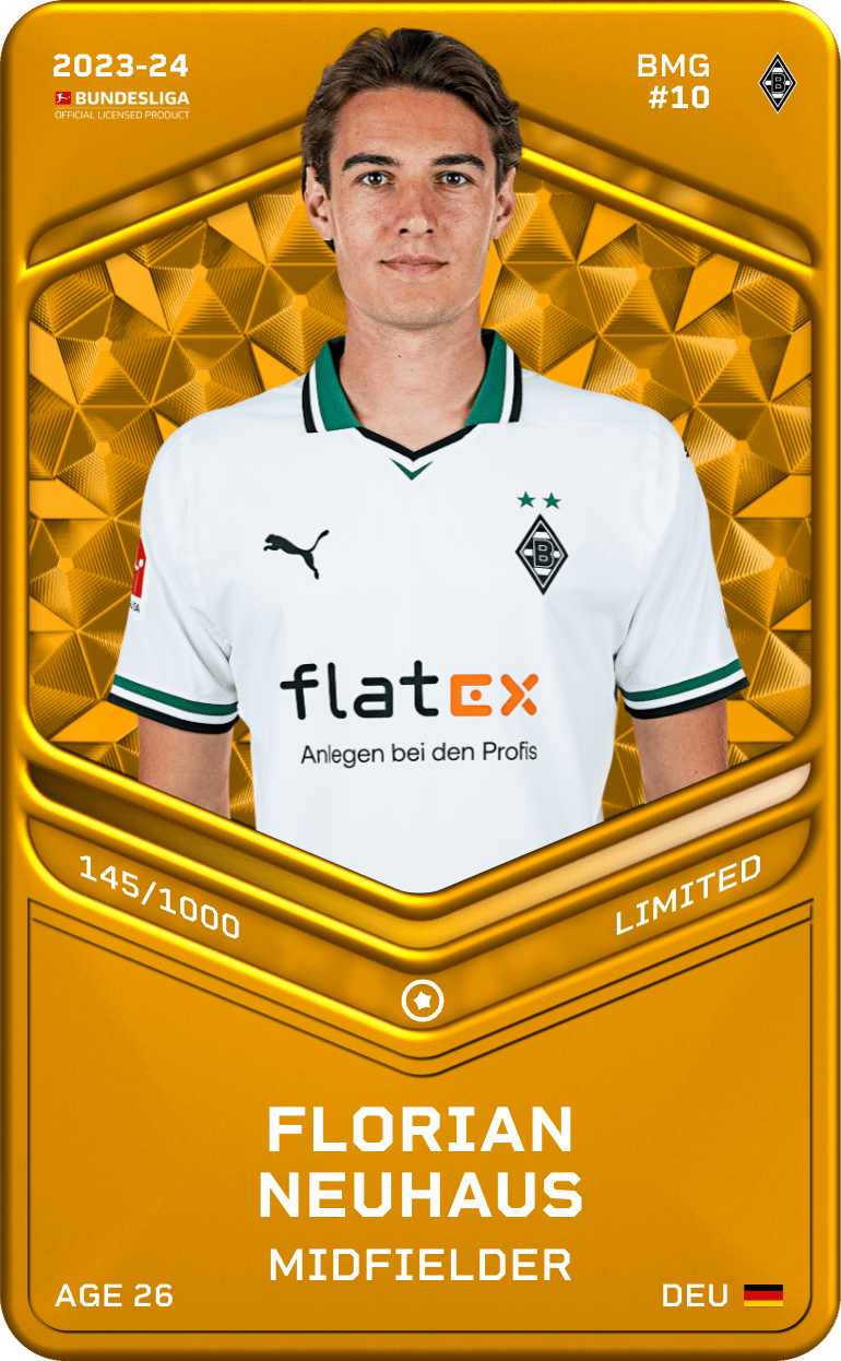Florian Neuhaus 2023-24 • Limited 145/1000