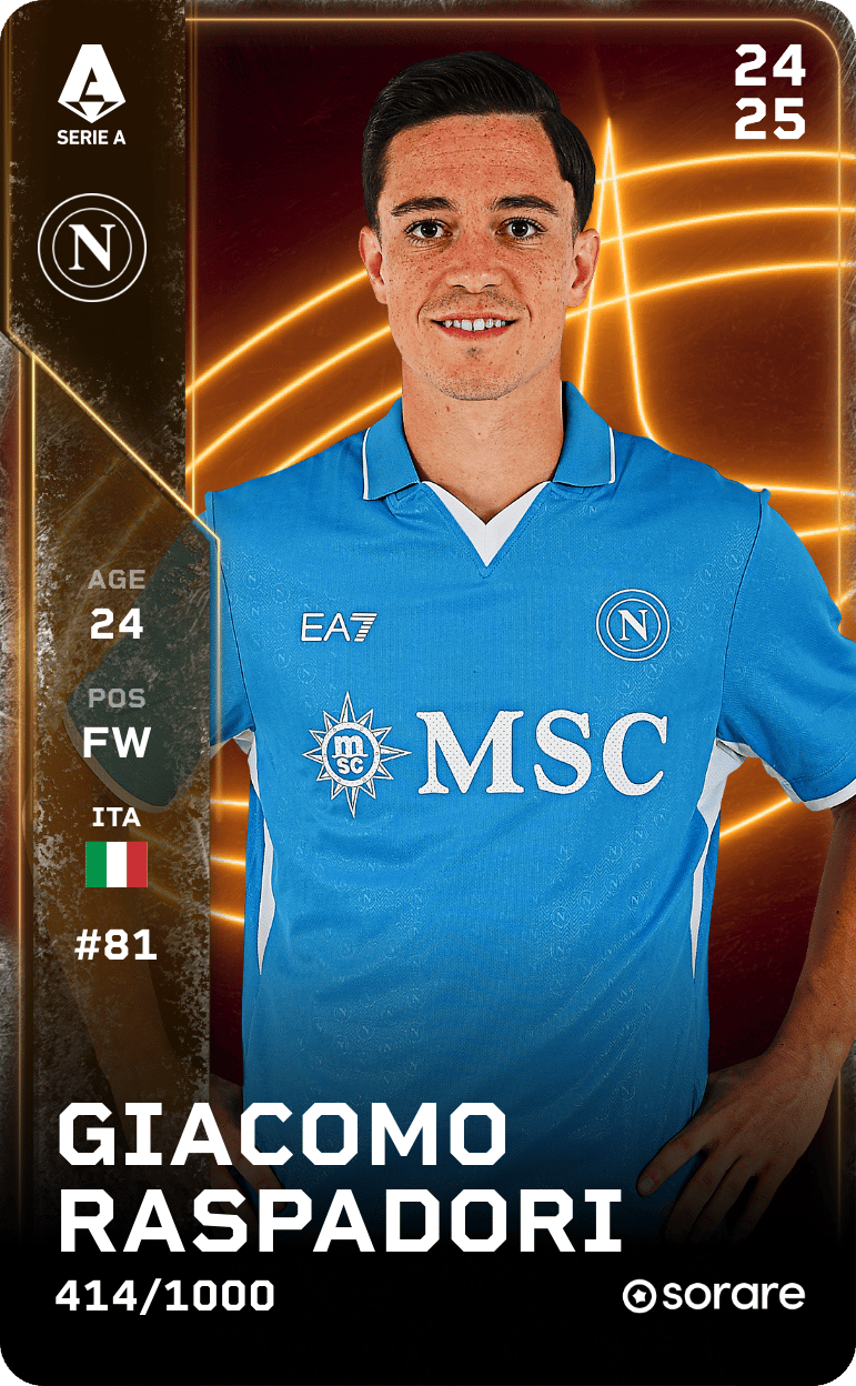 Giacomo Raspadori 2024-25 • Limited 414/1000