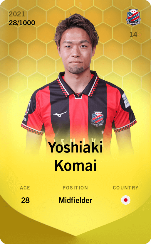Yoshiaki Komai 2021-22 • Limited 28/1000