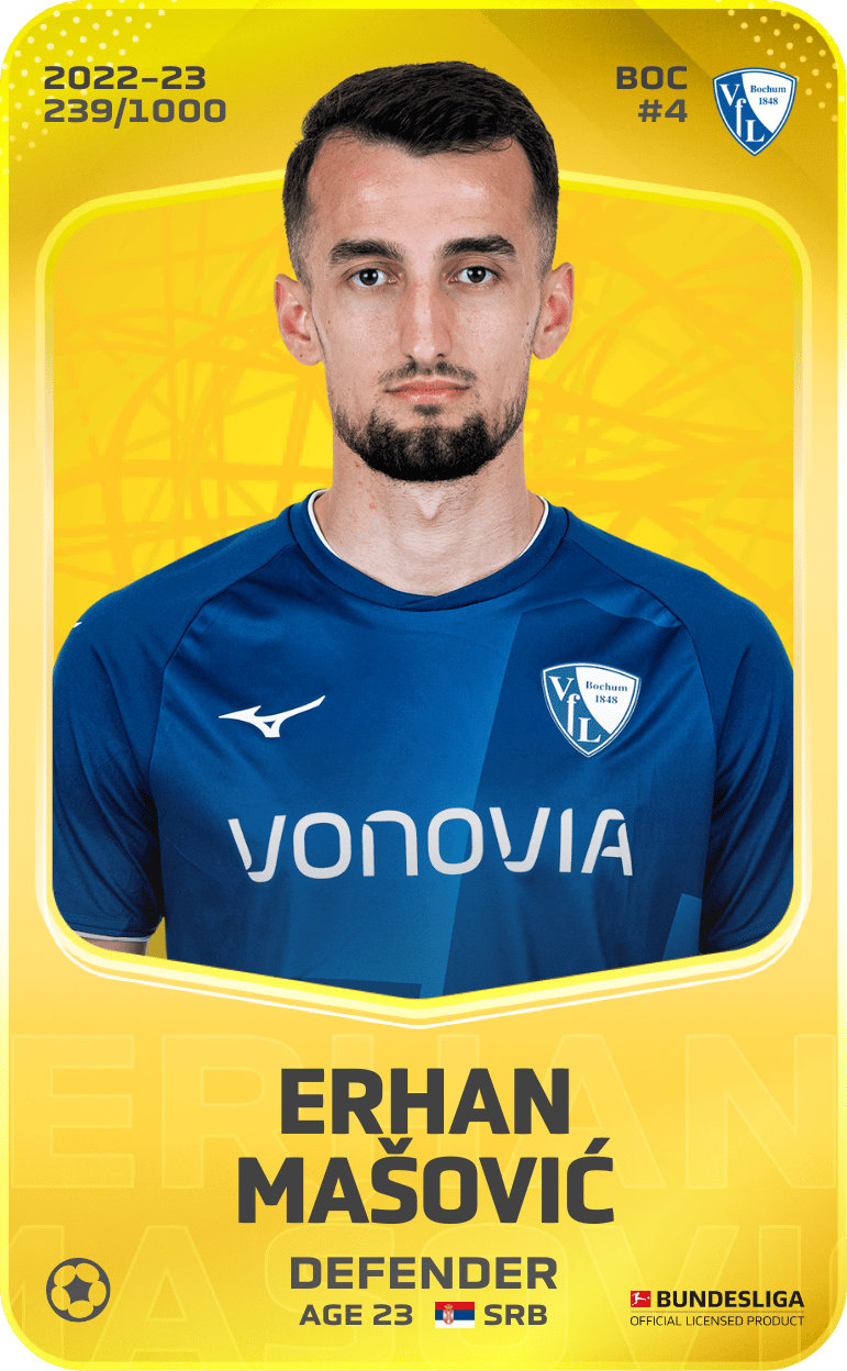 Erhan Mašović 2022-23 • Limited 239/1000
