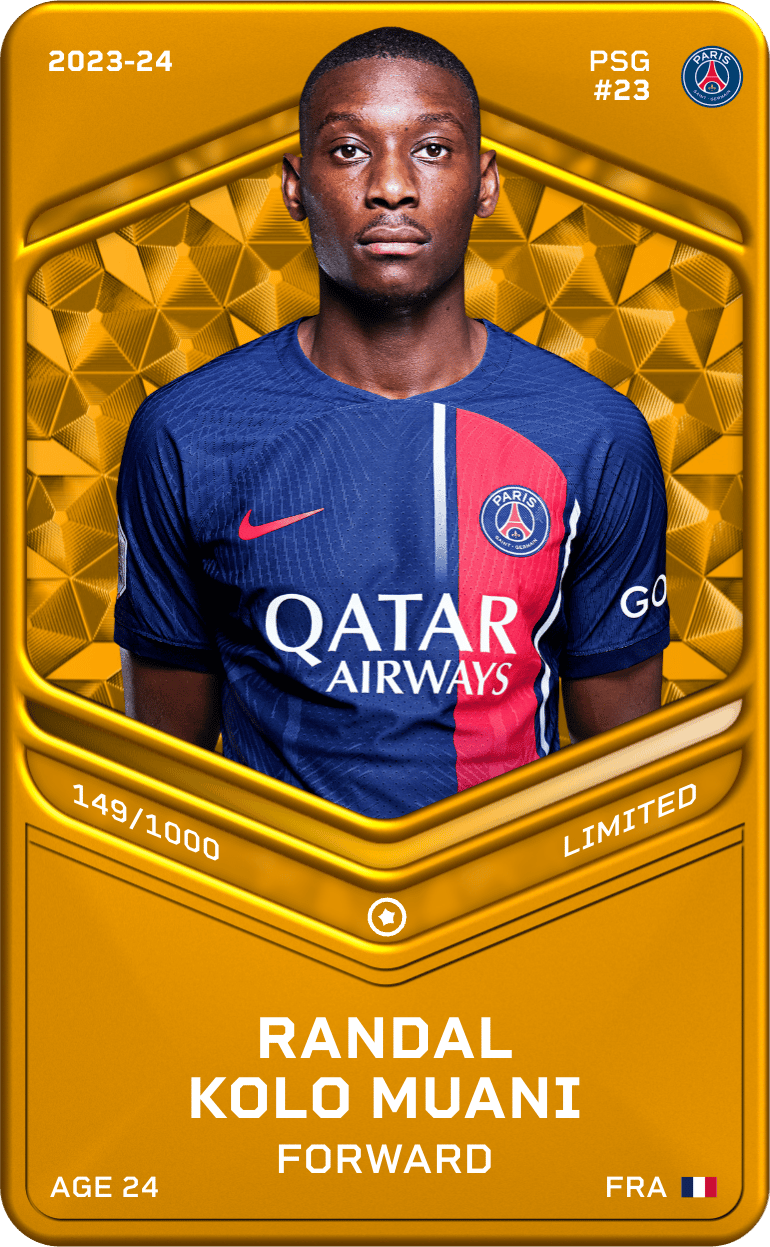 Randal Kolo Muani 2023-24 • Limited 149/1000