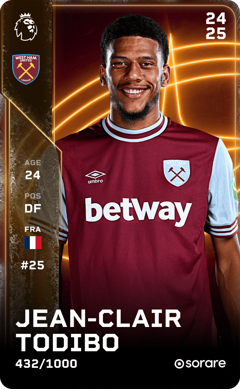 Jean-Clair Todibo 2024-25 • Limited 432/1000