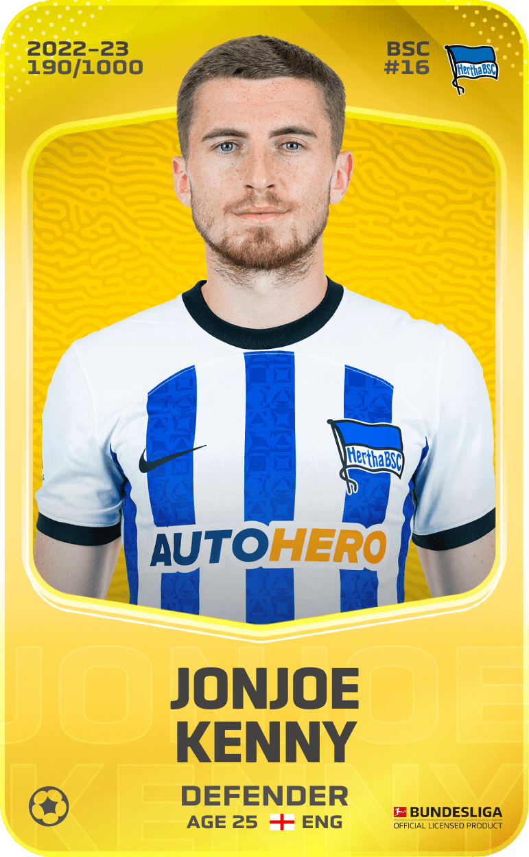 Jonjoe Kenny 2022-23 • Limited 190/1000