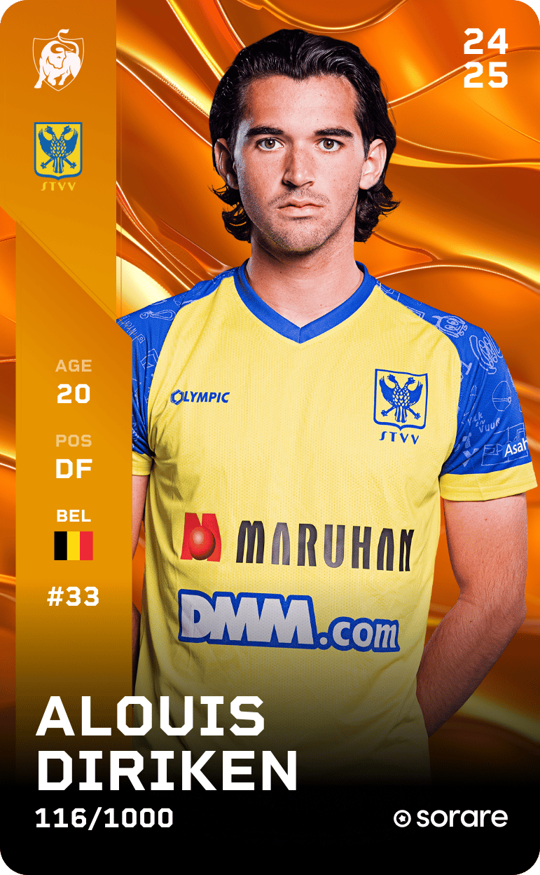Alouis Diriken 2024-25 • Limited 116/1000