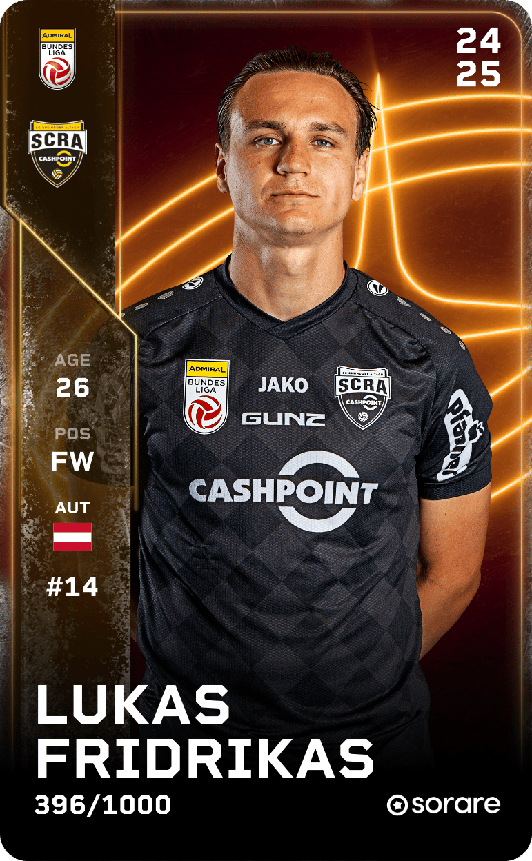 Lukas Fridrikas 2024-25 • Limited 396/1000