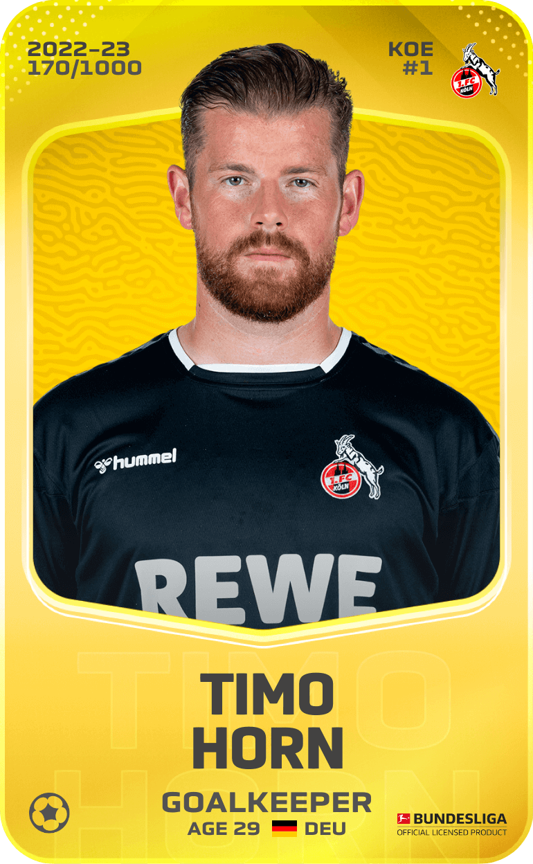 Timo Horn 2022-23 • Limited 170/1000