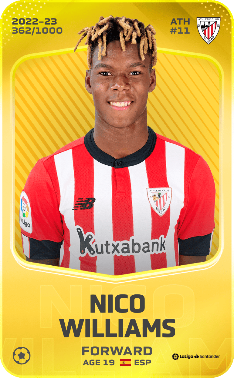 Nico Williams 2022-23 • Limited 362/1000