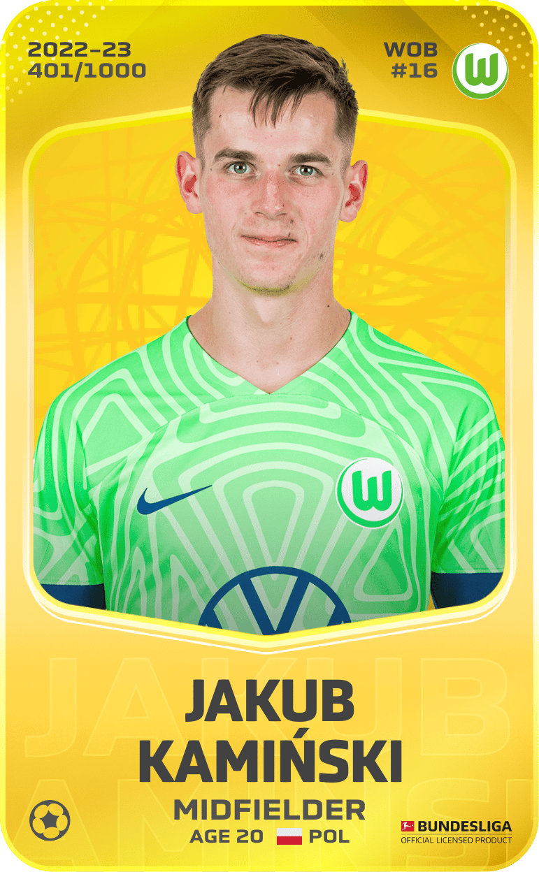 Jakub Kamiński 2022-23 • Limited 401/1000