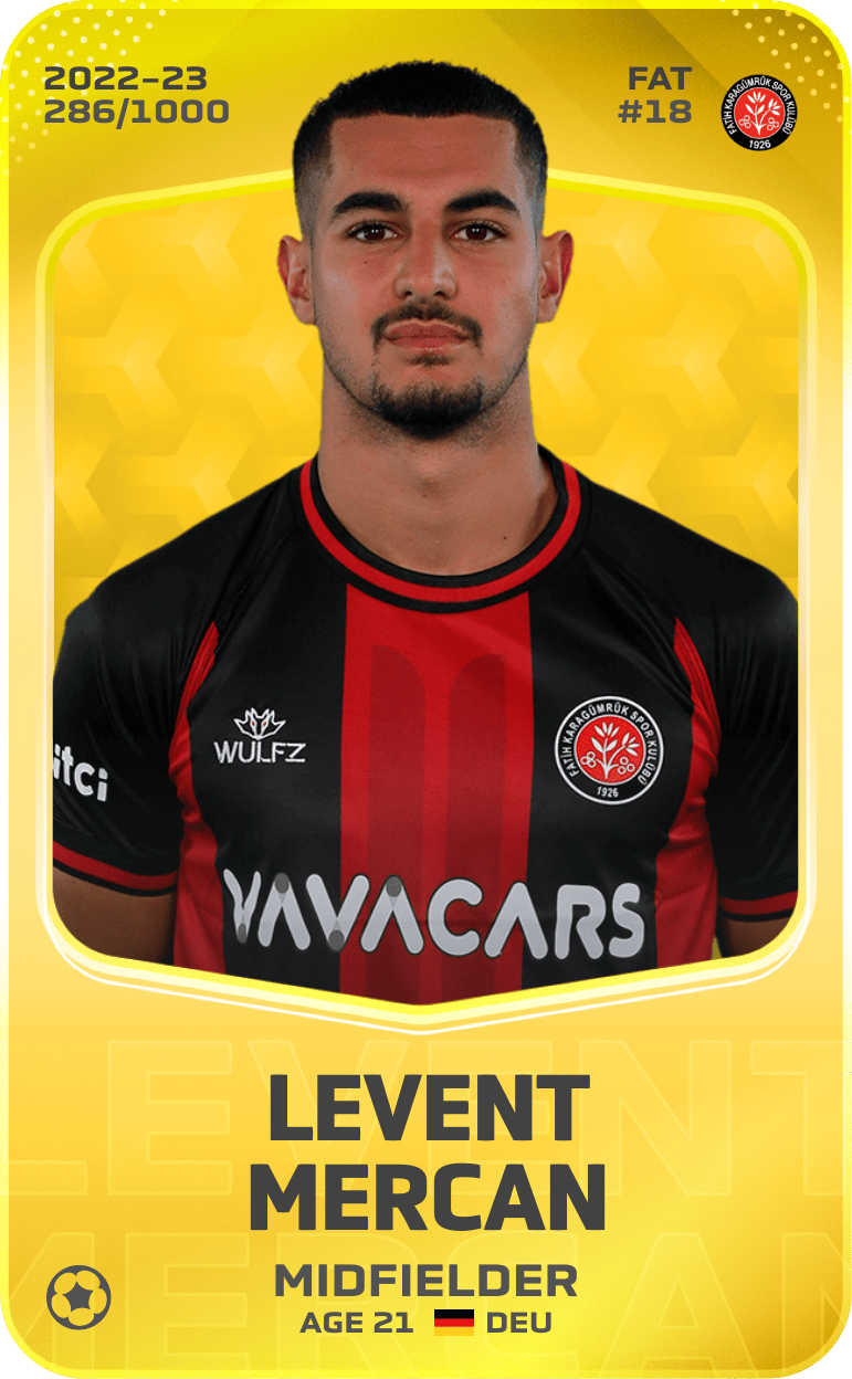 Levent Mercan 2022-23 • Limited 286/1000