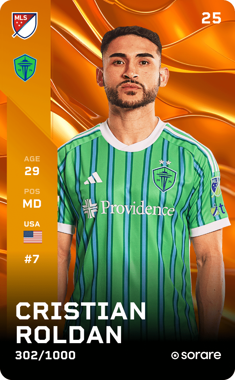 Cristian Roldan 2025-26 • Limited 302/1000