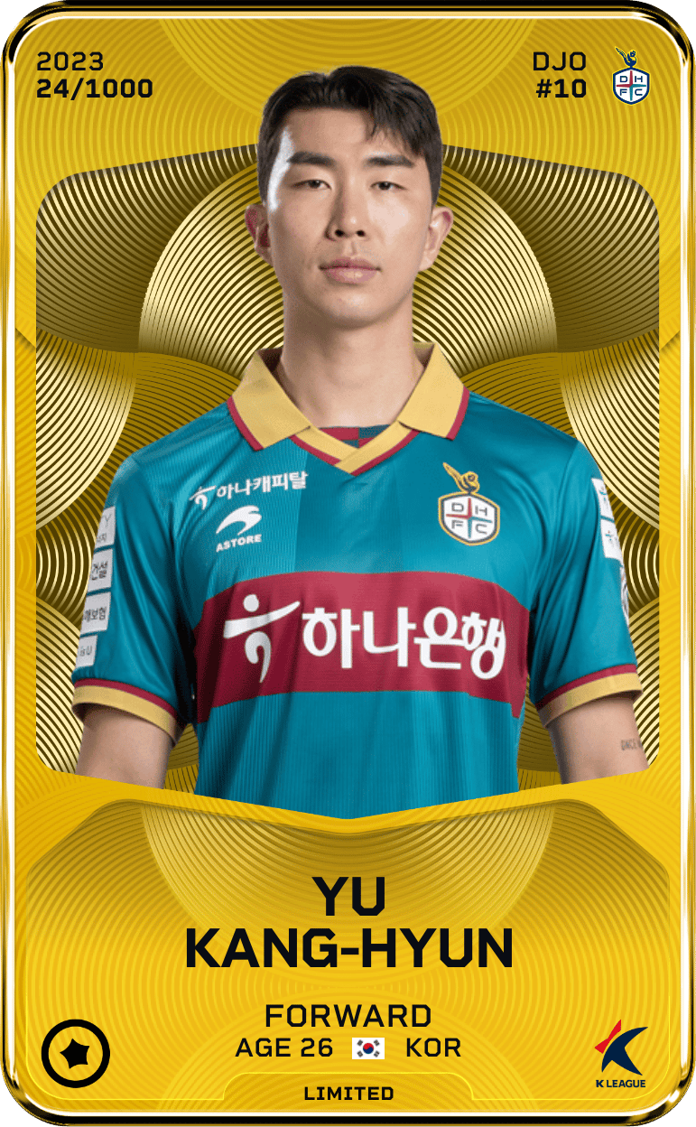 Yu Kang-Hyun 2023-24 • Limited 24/1000