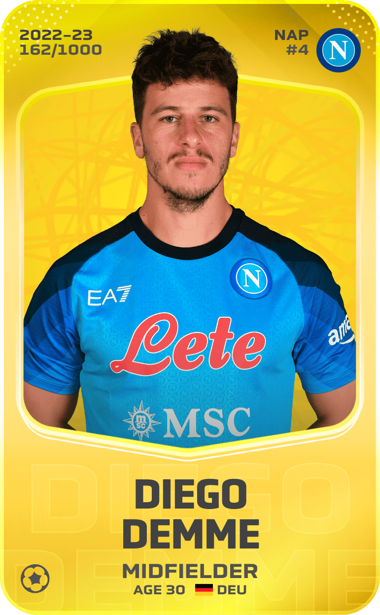 Diego Demme 2022-23 • Limited 162/1000