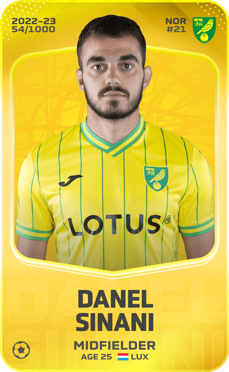 Danel Sinani 2022-23 • Limited 54/1000