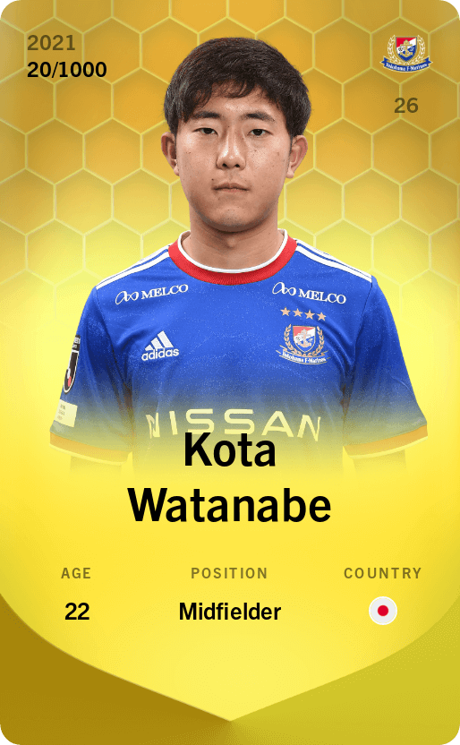 Kota Watanabe 2021-22 • Limited 20/1000