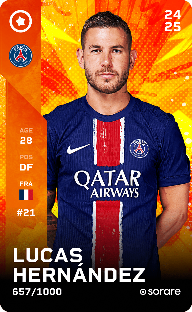 Lucas Hernández 2024-25 • Limited 657/1000