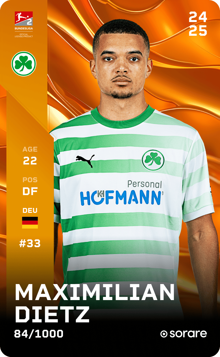 Maximilian Dietz 2024-25 • Limited 84/1000
