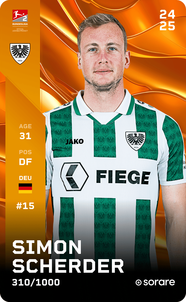 Simon Scherder 2024-25 • Limited 310/1000