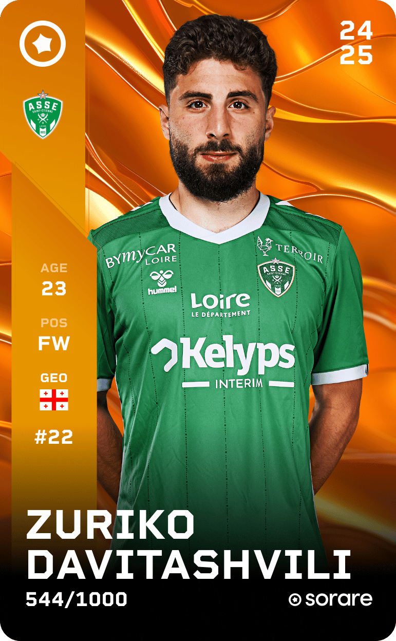 Zuriko Davitashvili 2024-25 • Limited 544/1000