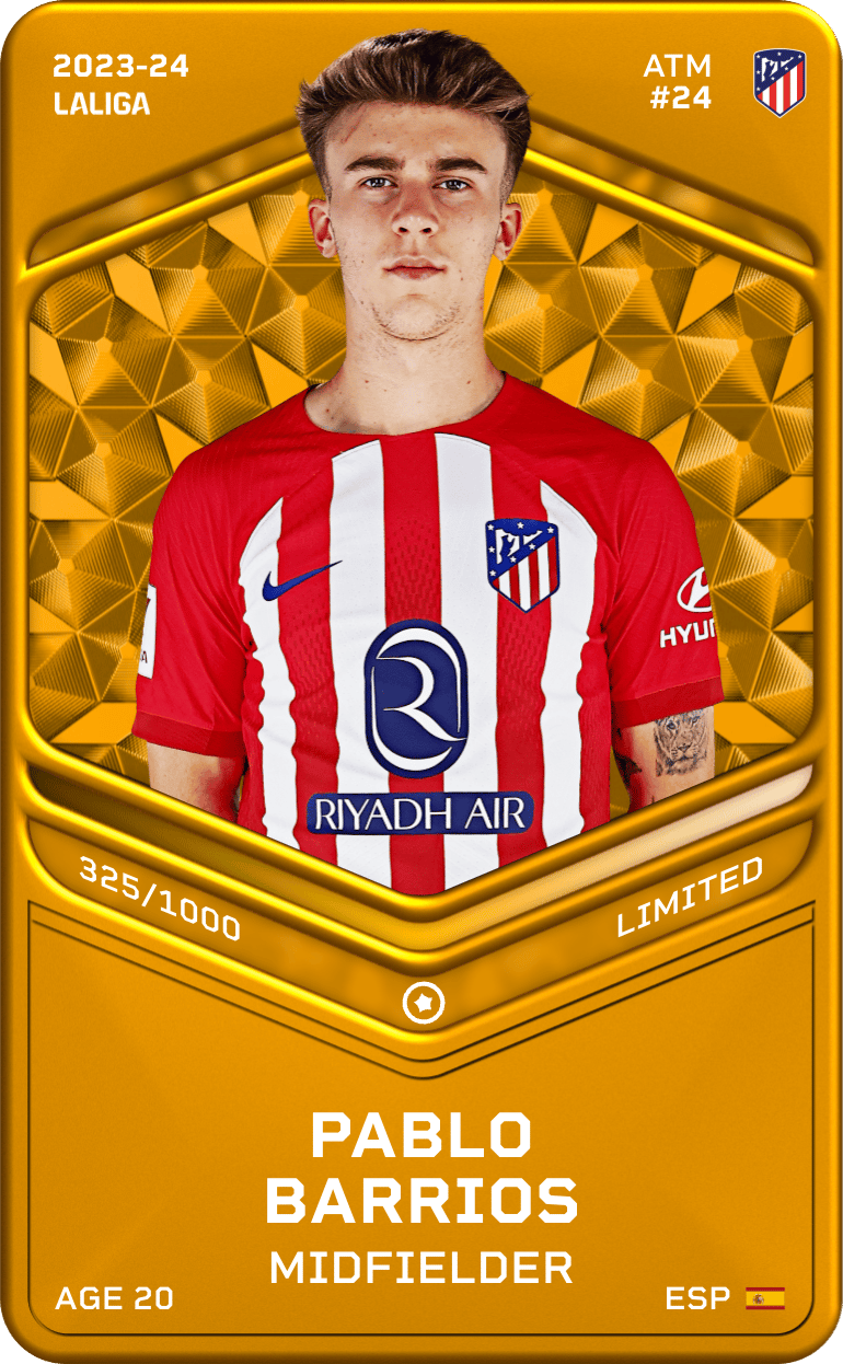 Pablo Barrios 2023-24 • Limited 325/1000