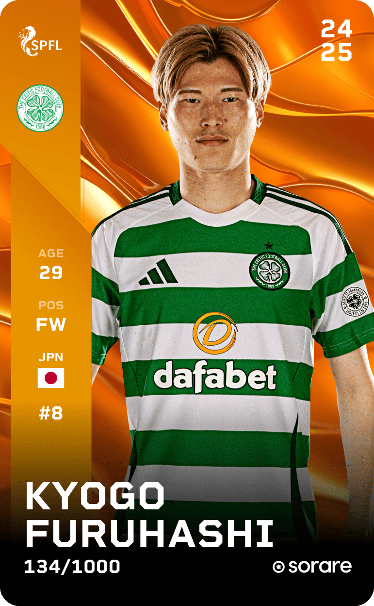 Kyogo Furuhashi 2024-25 • Limited 134/1000