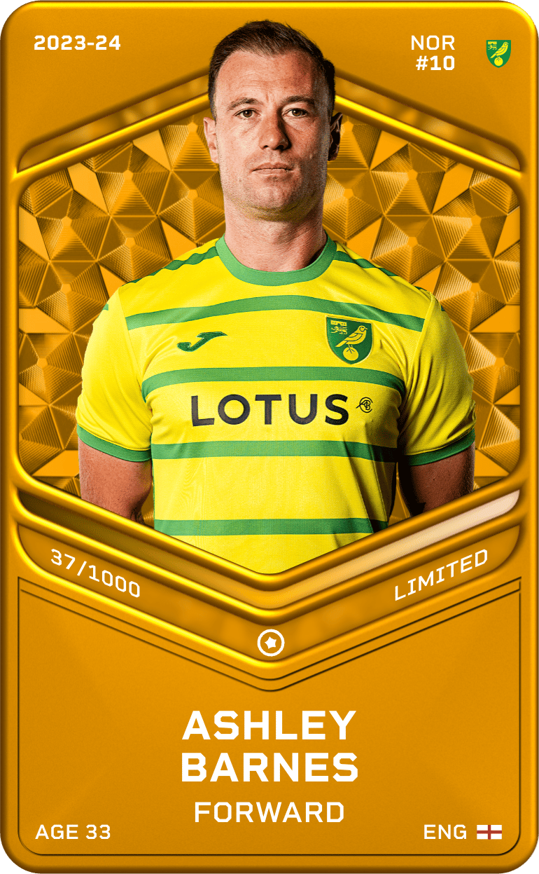 Ashley Barnes 2023-24 • Limited 37/1000