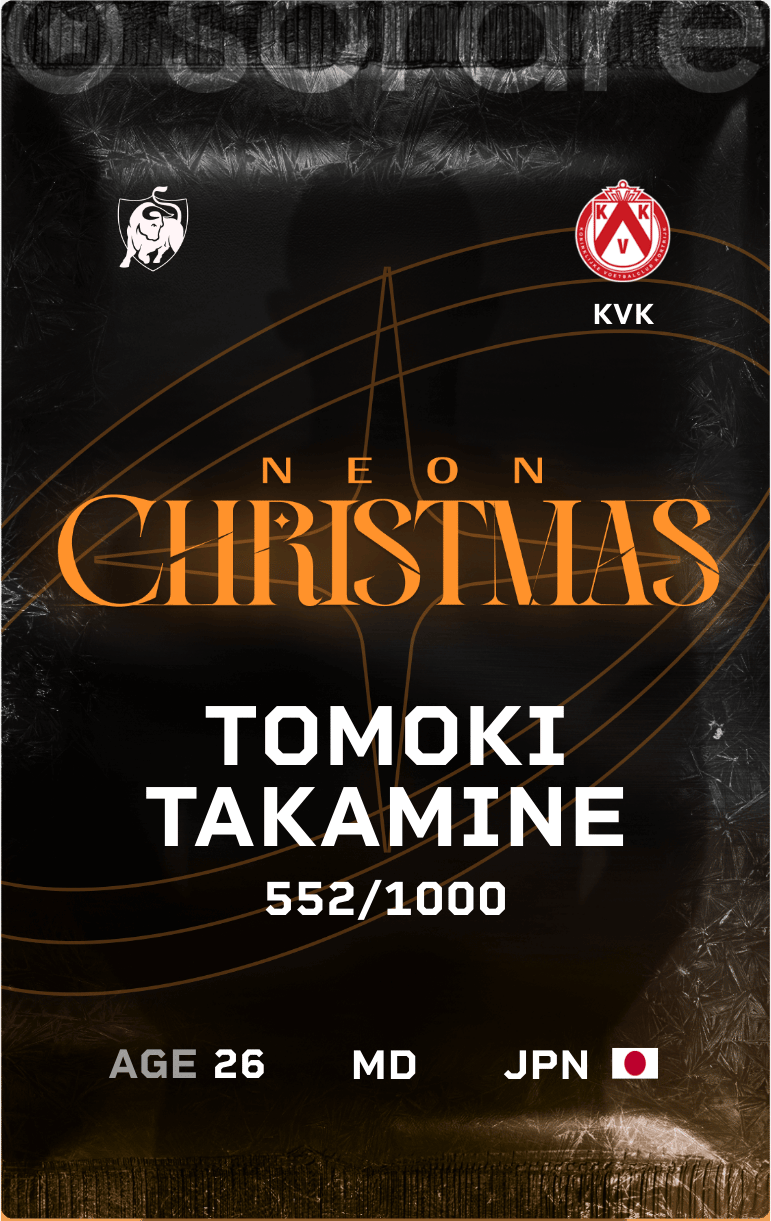 Tomoki Takamine 2024-25 • Limited 552/1000