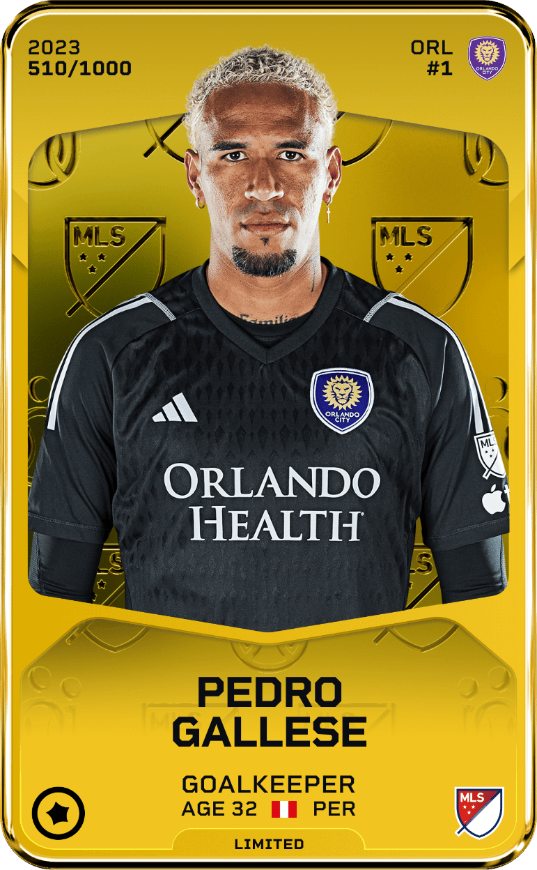 Pedro Gallese 2023-24 • Limited 510/1000