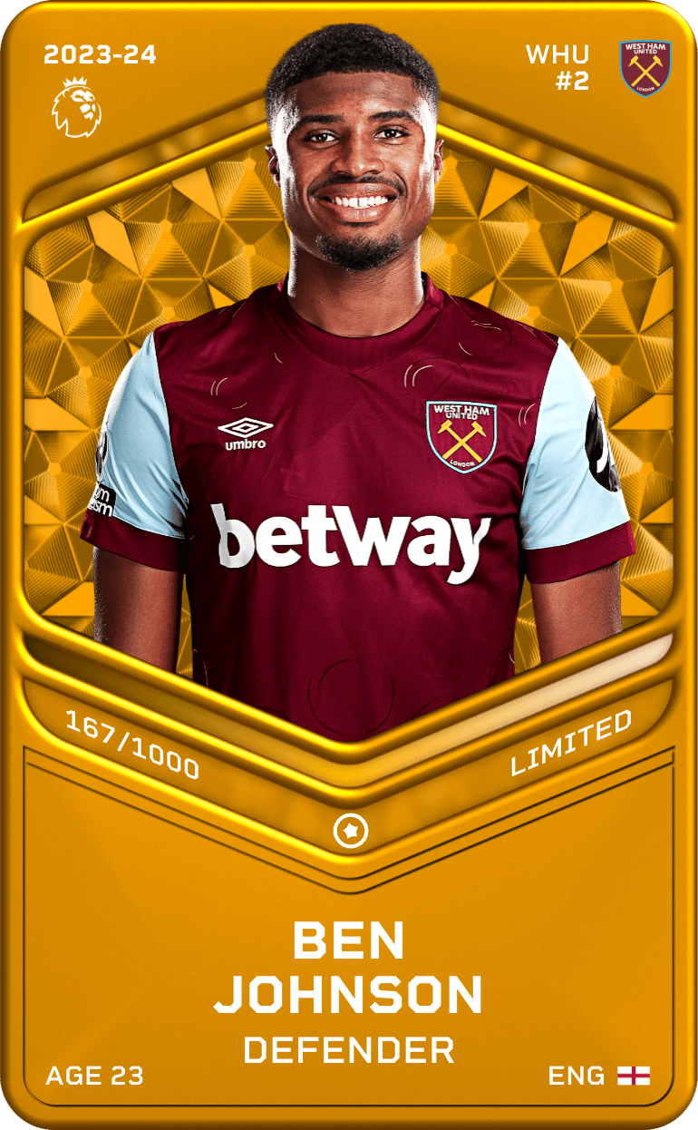 Ben Johnson 2023-24 • Limited 167/1000