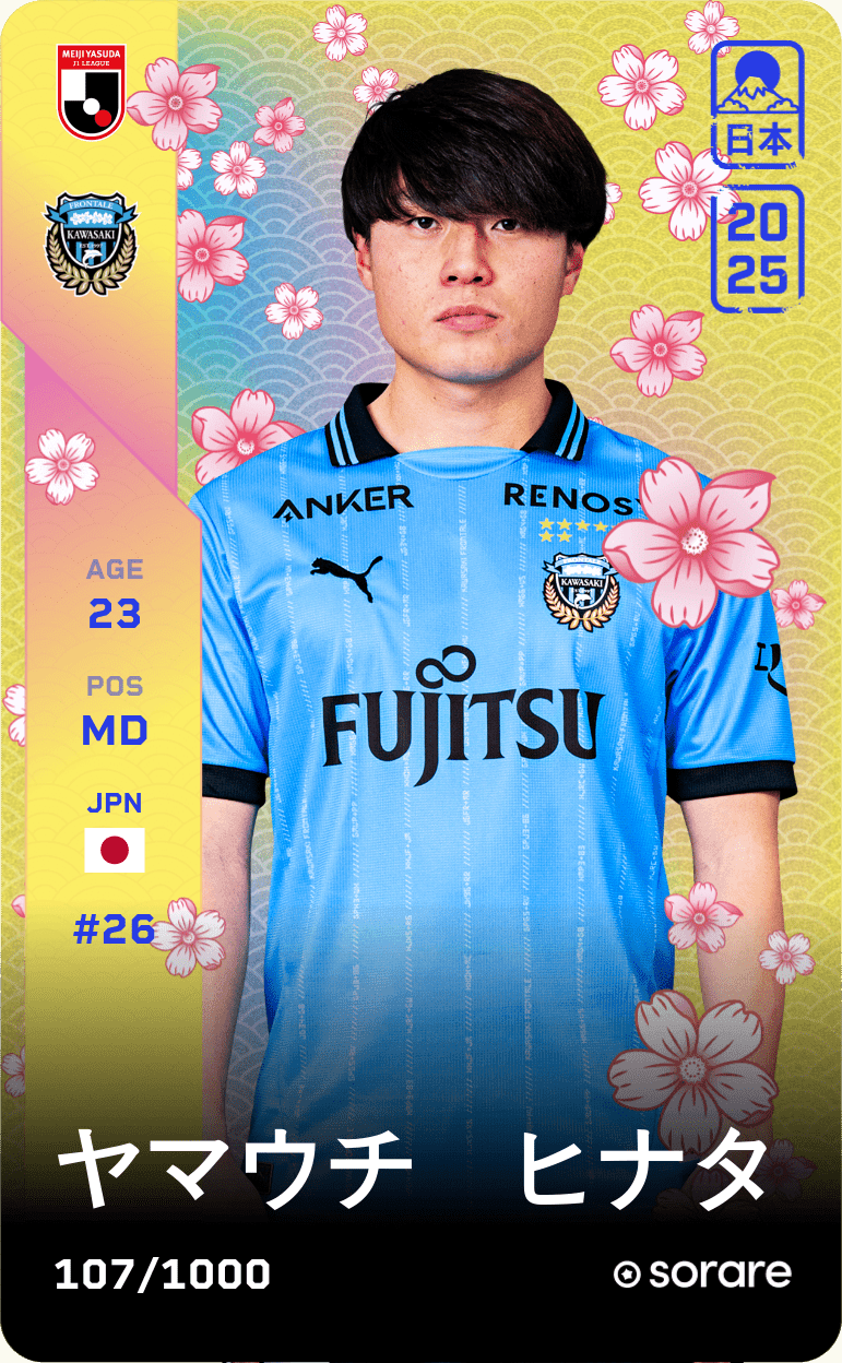 Hinata Yamauchi 2025-26 • Limited 107/1000