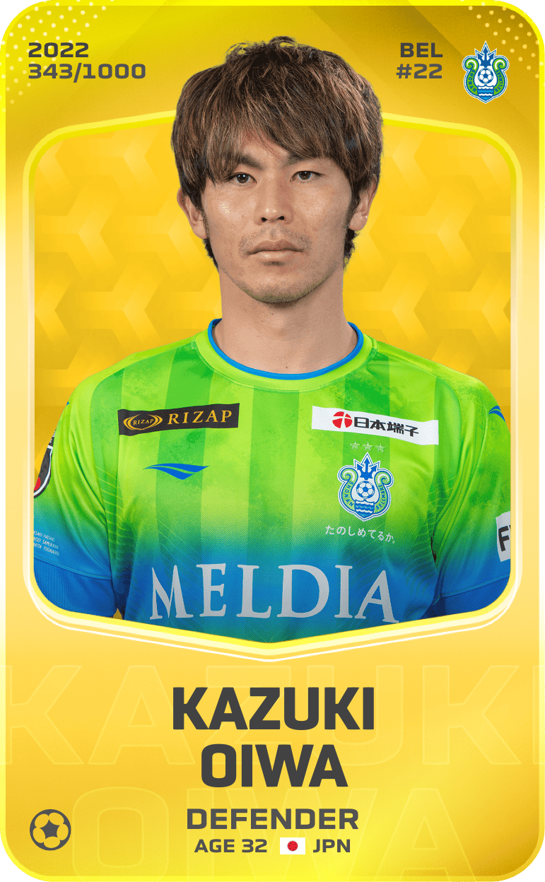 Kazuki Oiwa 2022-23 • Limited 343/1000