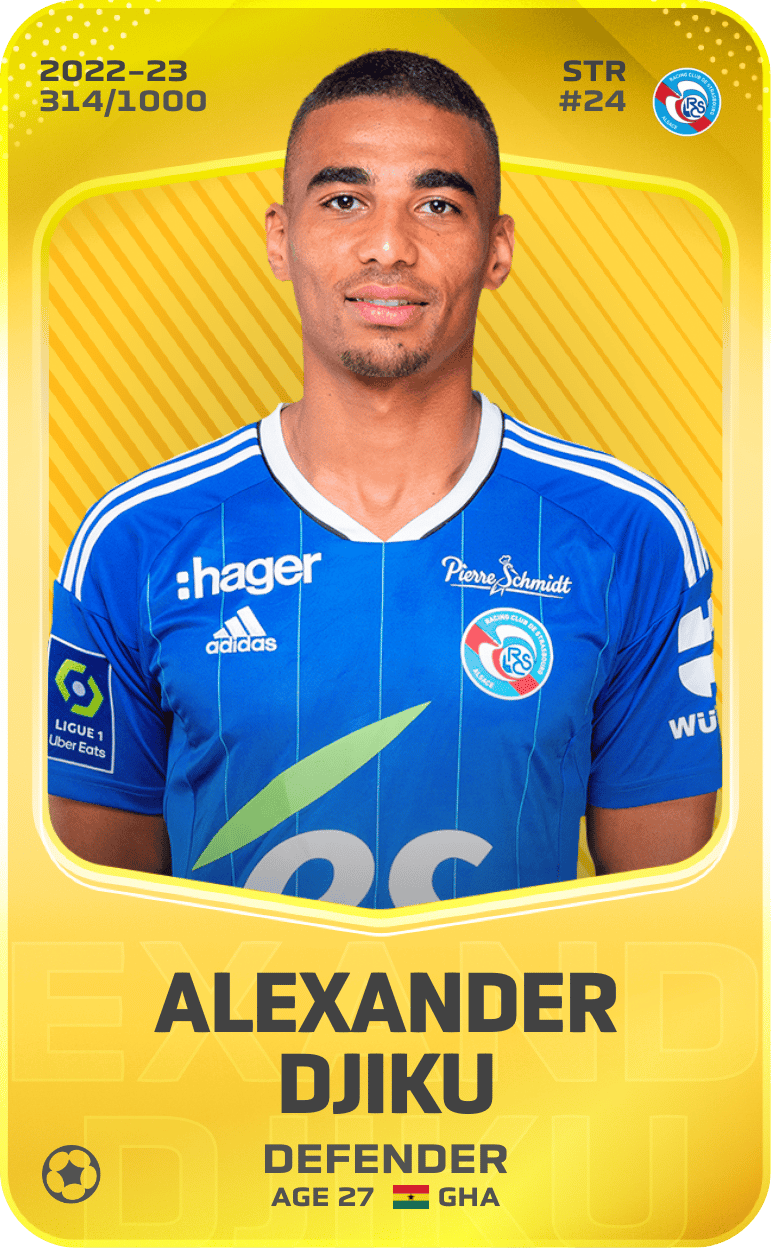 Alexander Djiku 2022-23 • Limited 314/1000
