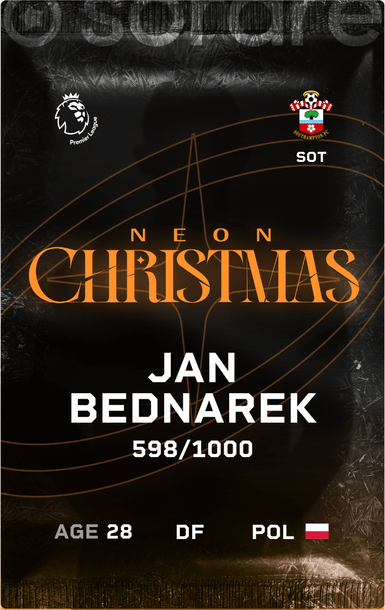 Jan Bednarek 2024-25 • Limited 598/1000