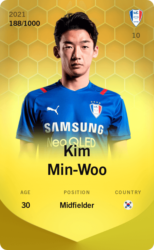 Kim Min-Woo 2021-22 • Limited 188/1000