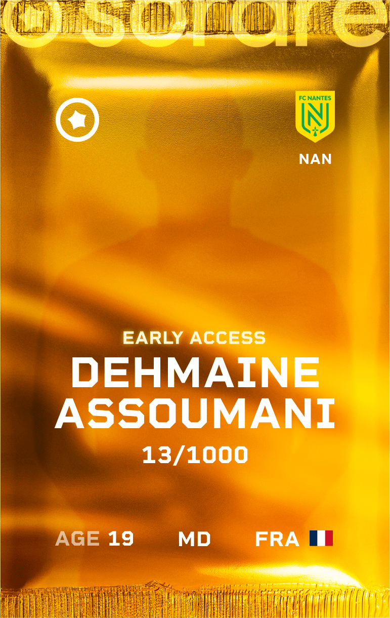 Dehmaine Assoumani 2024-25 • Limited 13/1000