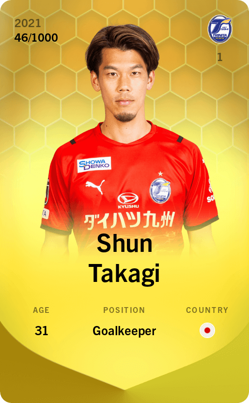 Shun Takagi 2021-22 • Limited 46/1000