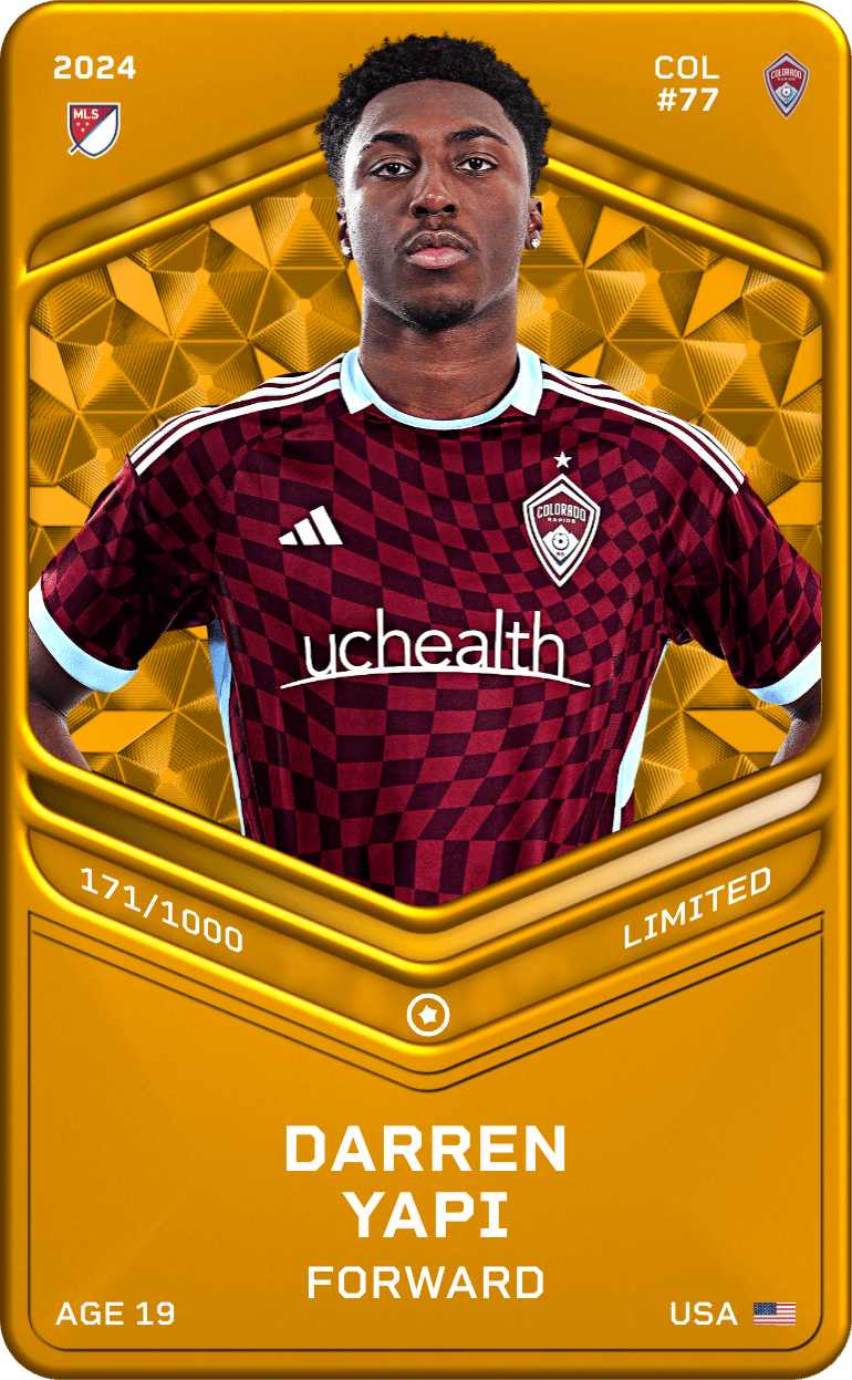 Darren Yapi 2024-25 • Limited 171/1000