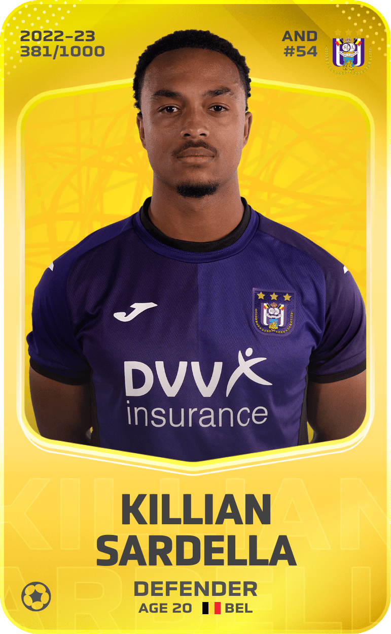 Killian Sardella 2022-23 • Limited 381/1000