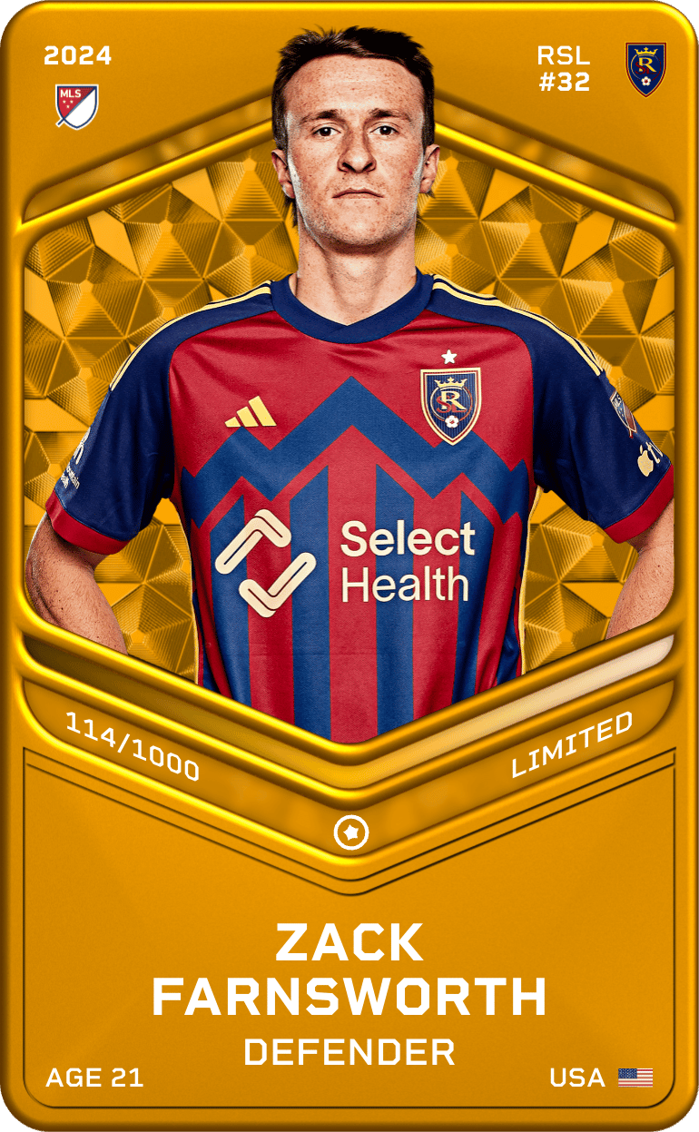 Zack Farnsworth 2024-25 • Limited 114/1000