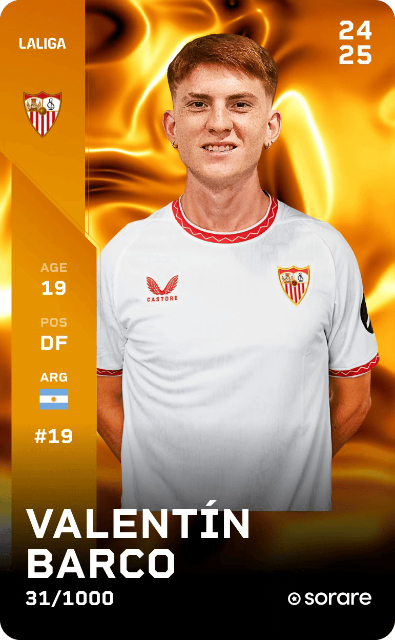 Valentín Barco 2024-25 • Limited 31/1000