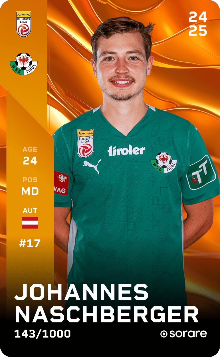 Johannes Naschberger 2024-25 • Limited 143/1000